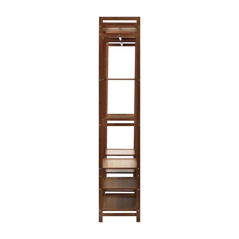 Open Wardrobe Organizer with 13 Display Shelves