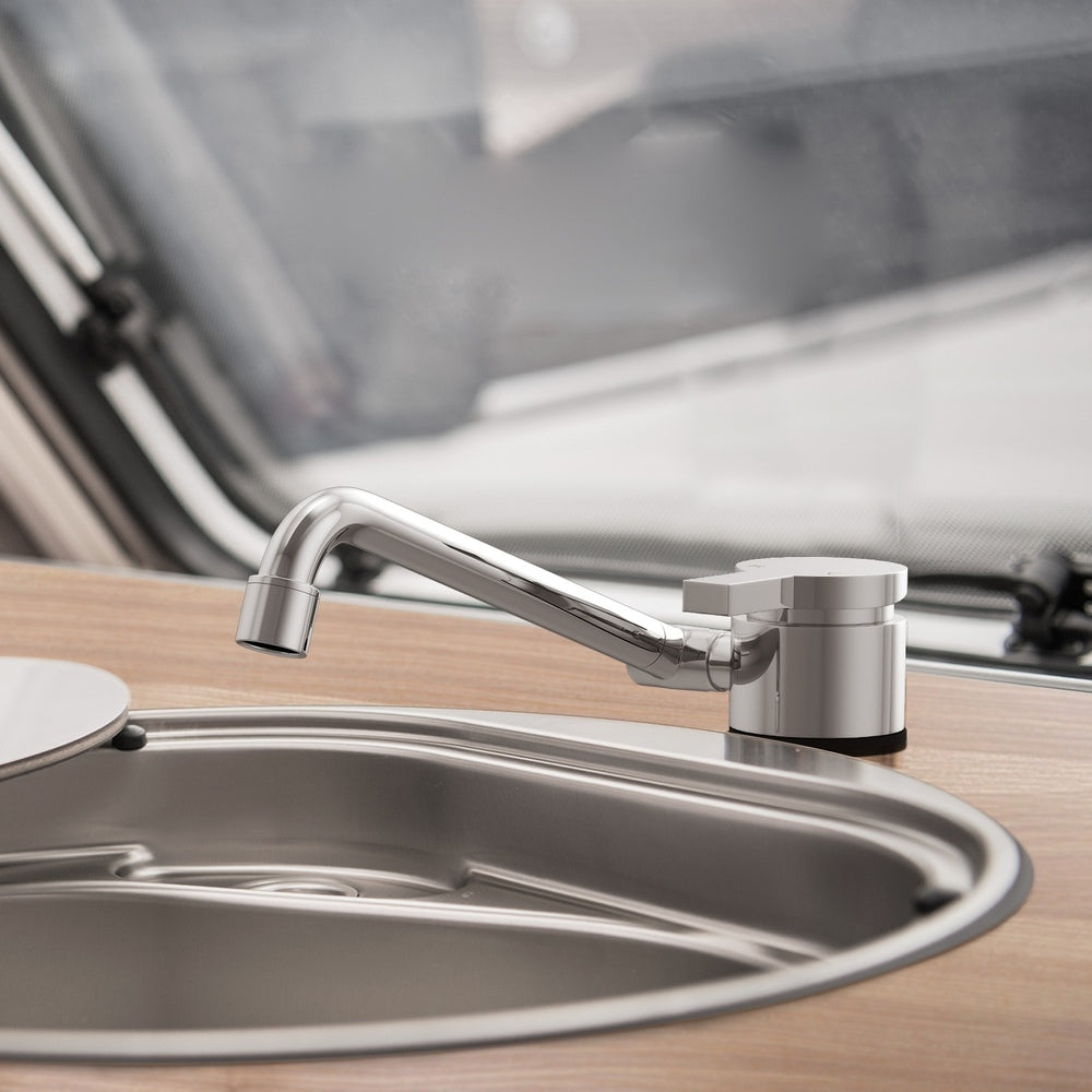 Caravan Kitchen Mixer Tap Foldable Swivel Faucet
