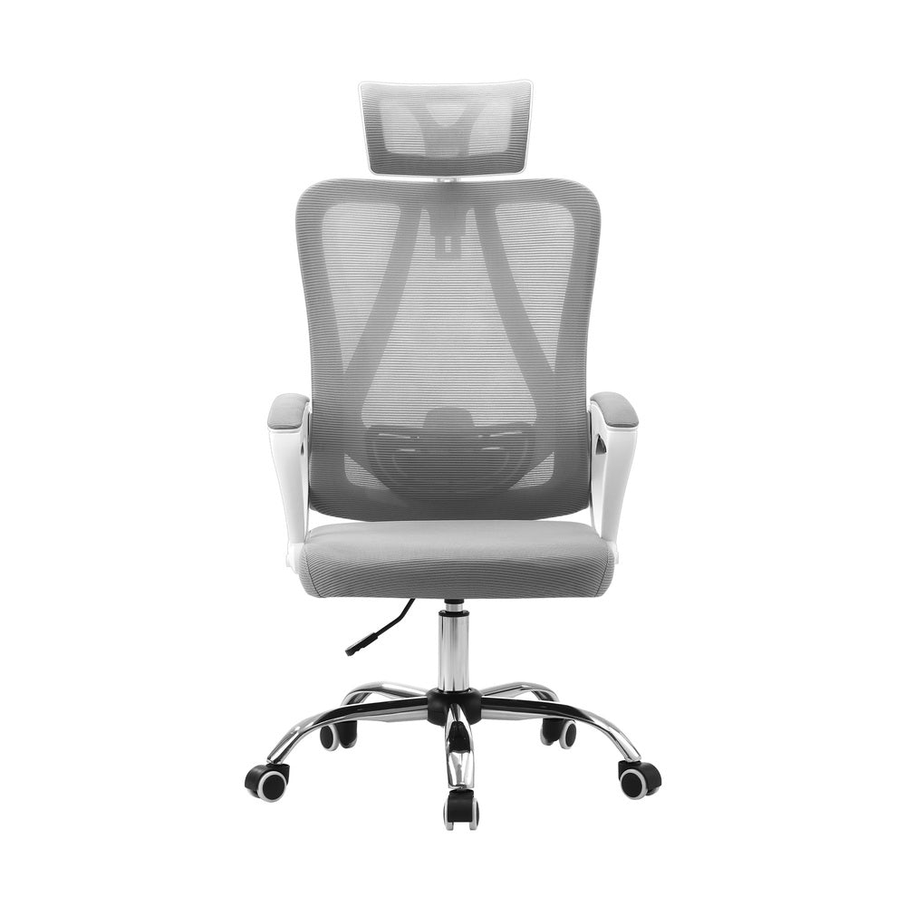 Ergonomic Office Chair with Lumbar Support Grey