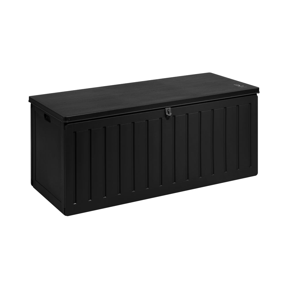 Outdoor Storage Bench Box 490L Black