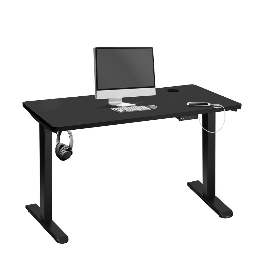 Adjustable Motorized Standing Desk Black 120cm