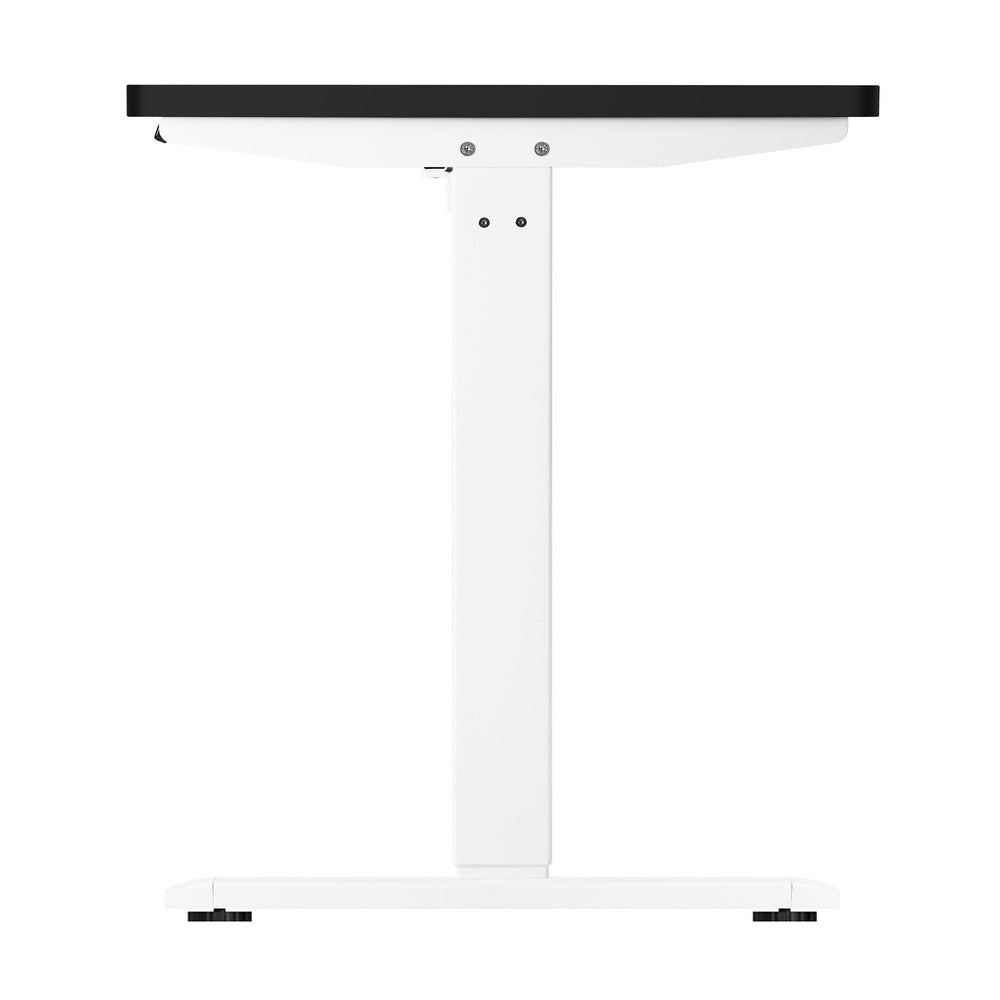 Motorized Adjustable Standing Desk 140cm White and Black