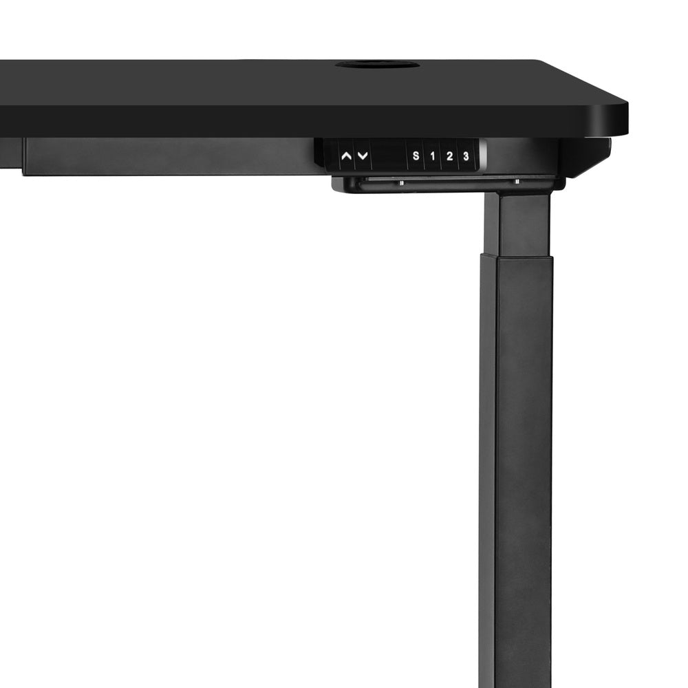Dual Motor Adjustable Standing Desk 140cm Black
