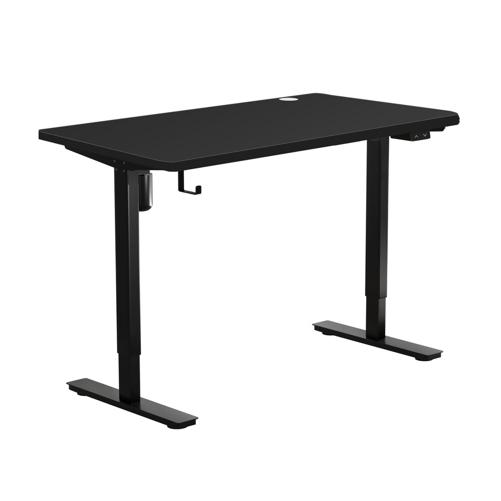 Electric Standing Desk 140cm Single Motor Black