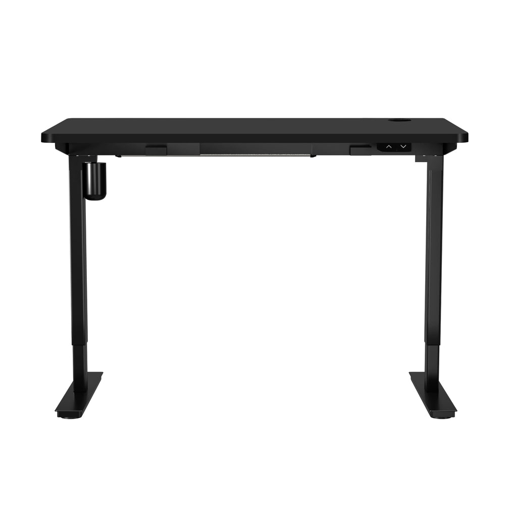 Electric Standing Desk 140cm Single Motor Black