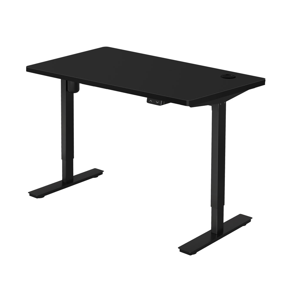 Electric Standing Desk 140cm Single Motor Black