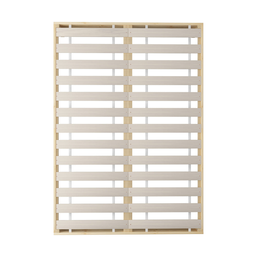 King Bed Frame Pine Wood Base