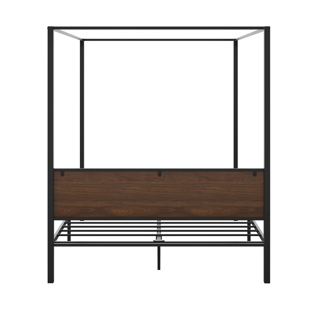 Double Size Metal Canopy Bed Frame Platform