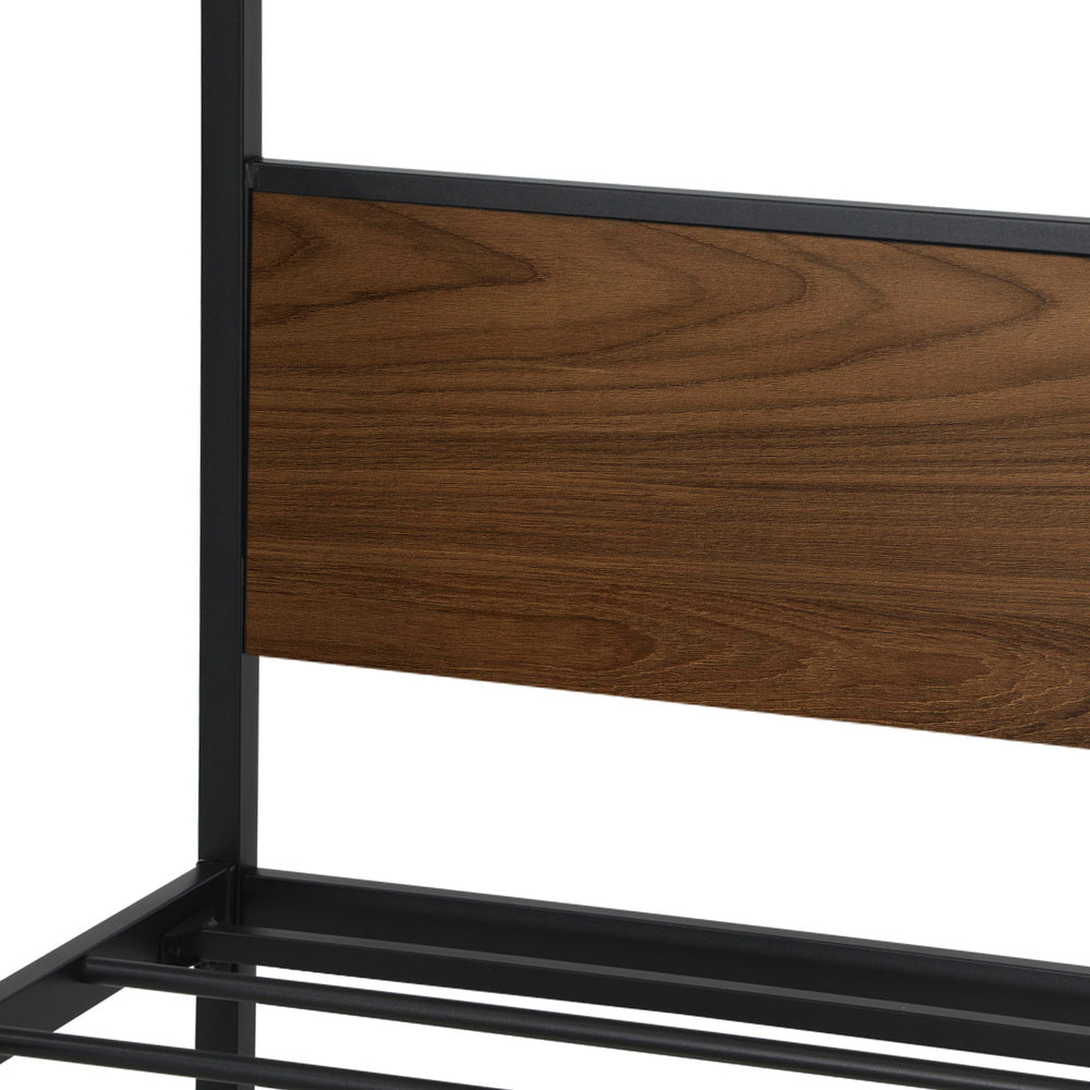 Double Size Metal Canopy Bed Frame Platform