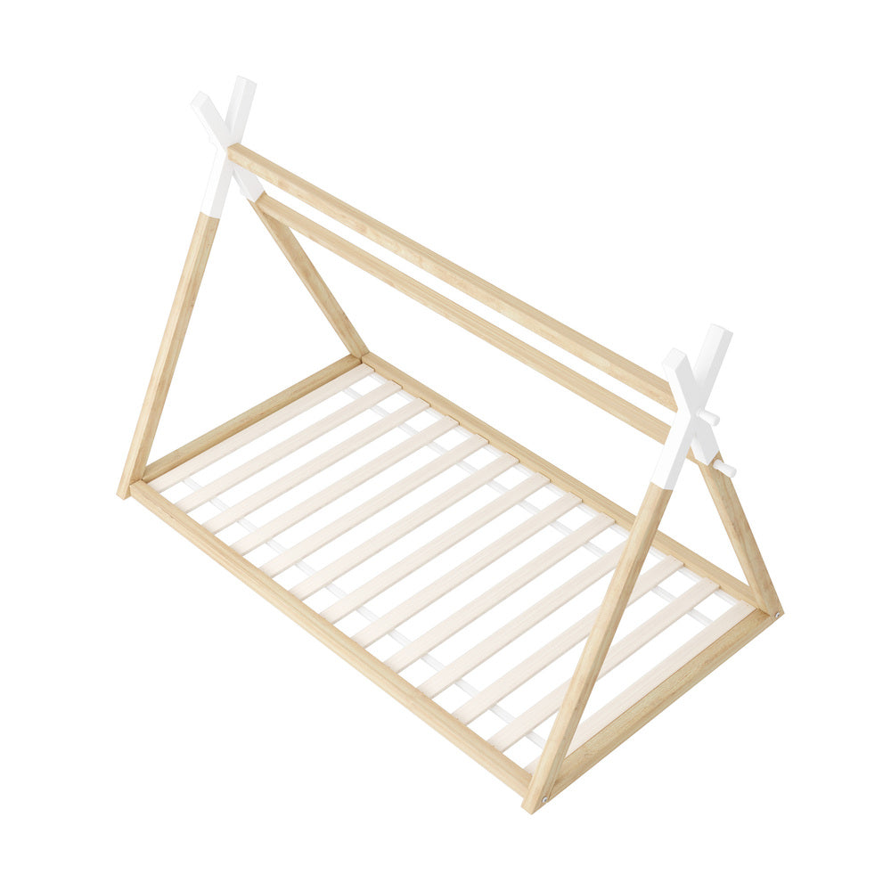 Kids King Single Size Wooden Bed Frame