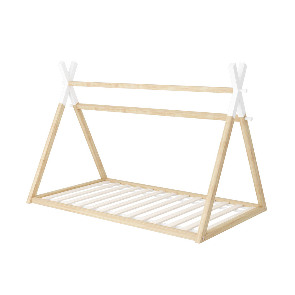 Kids King Single Size Wooden Bed Frame