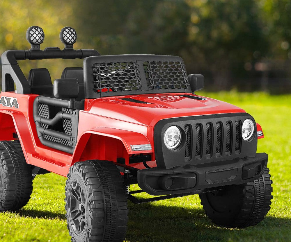 Kids Ride On Car with Twin Motors and Remote Control Red