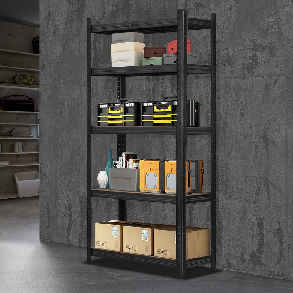 Sharptoo Warehouse Storage Rack Steel Frame 1.5m Black