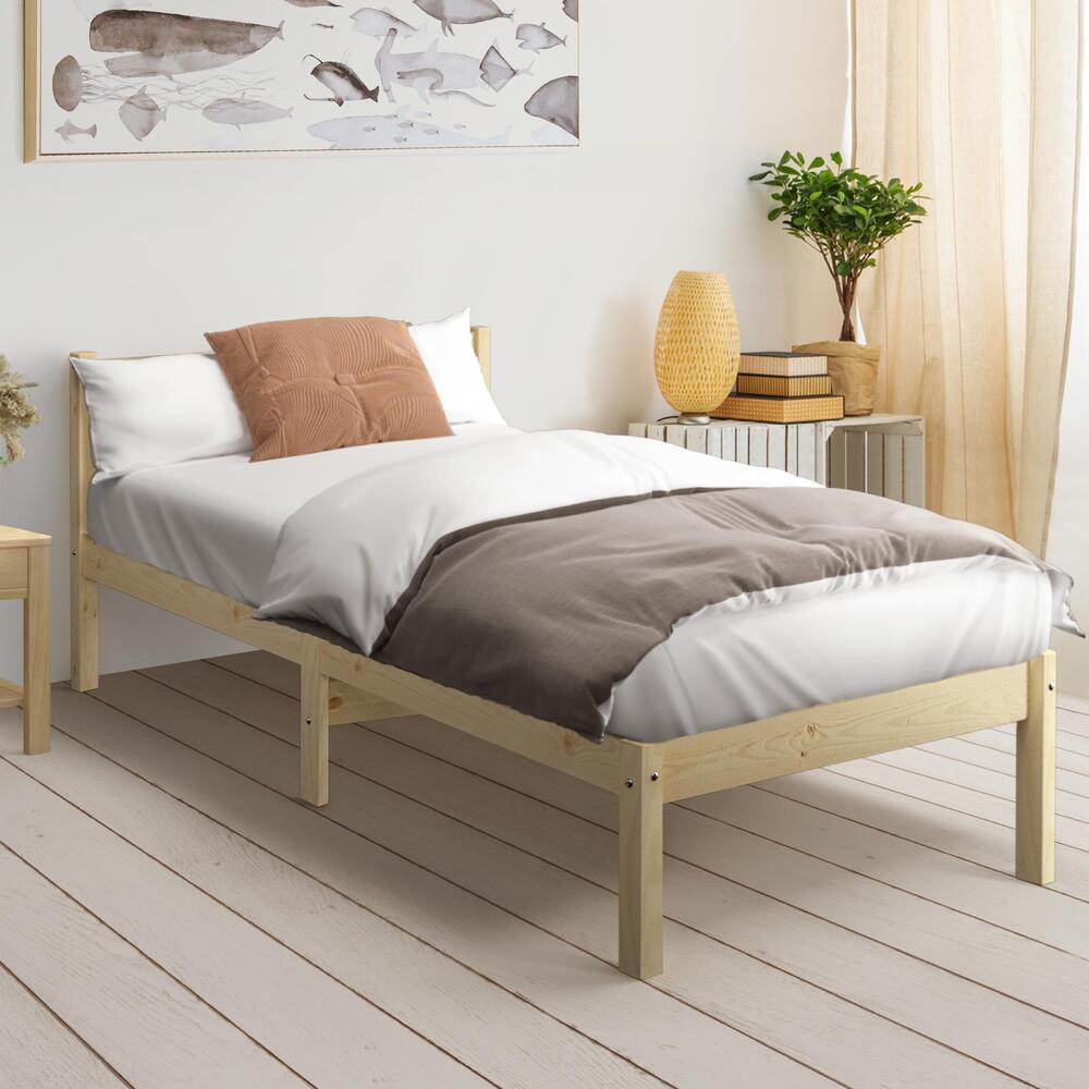 Single Size Wooden Bed Frame for Kids