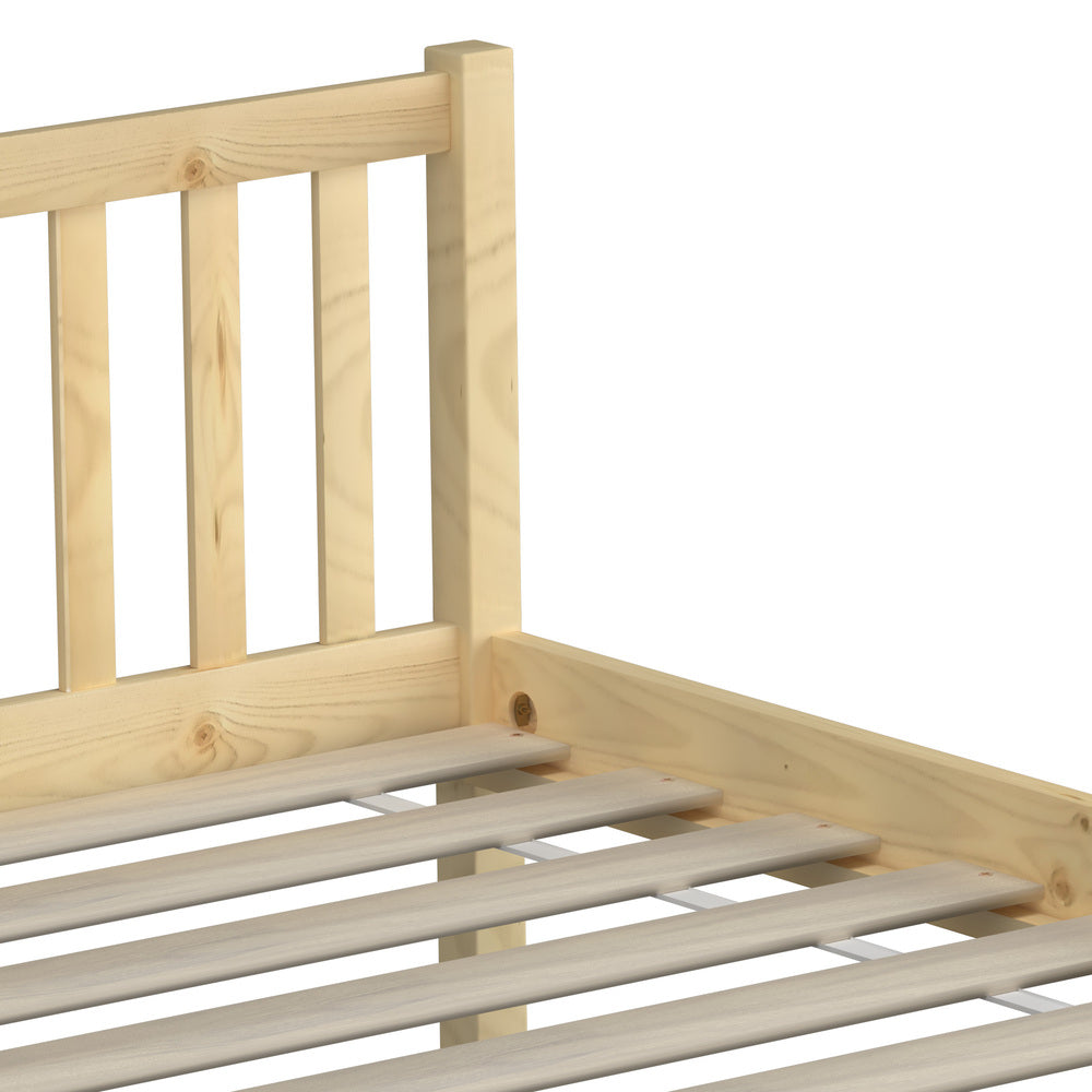 Single Size Wooden Bed Frame for Kids
