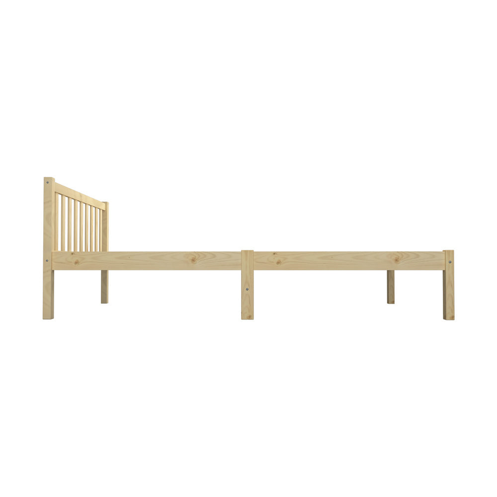 Single Size Wooden Bed Frame for Kids