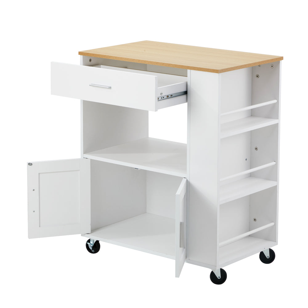 Rolling Kitchen Island Trolley Serving Cart