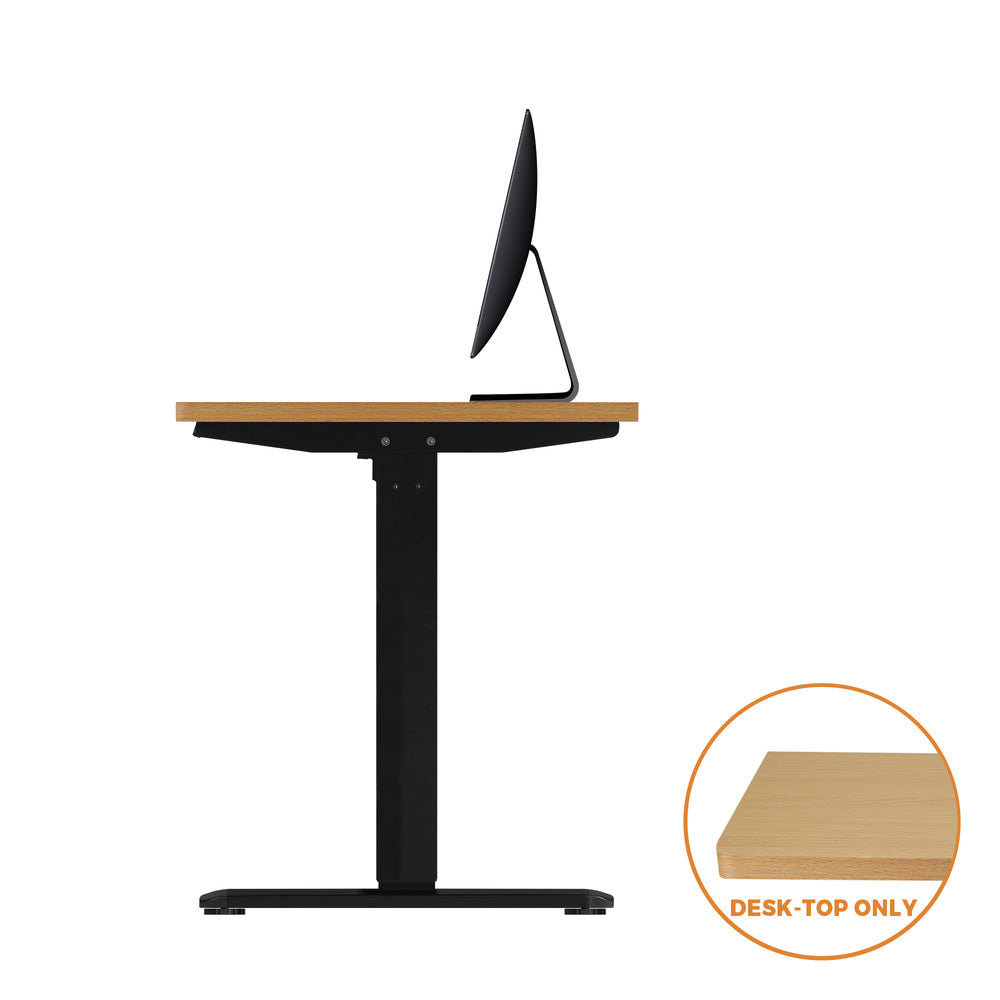 Standing Desk Top with Drilled Hole Oak 160 by 75 cm