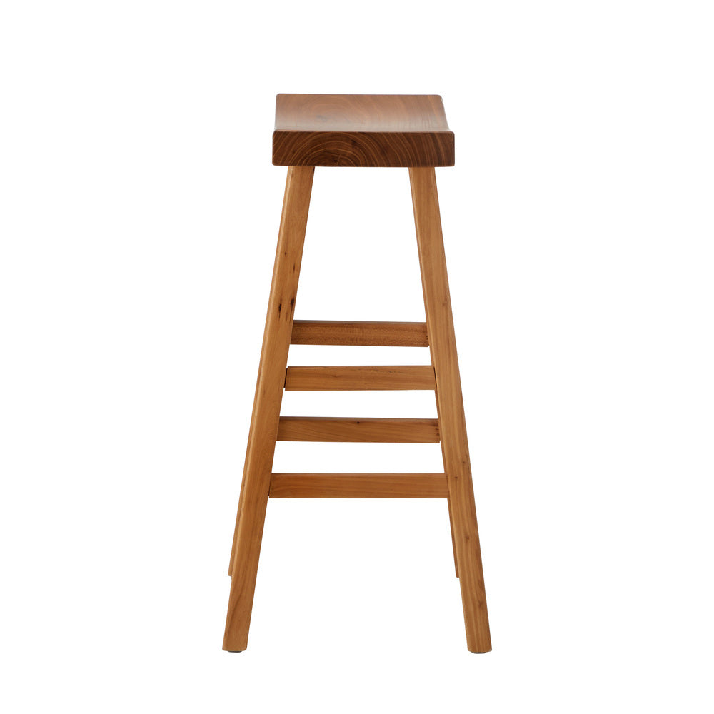 Wooden Counter Height Bar Stools Natural
