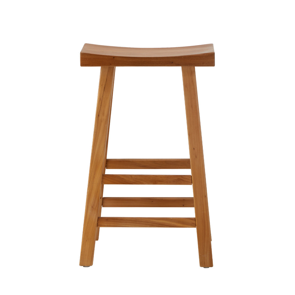 Wooden Counter Height Bar Stools Natural