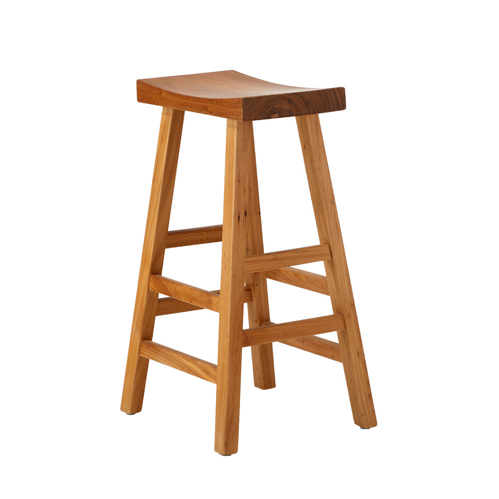 Wooden Counter Height Bar Stools Natural