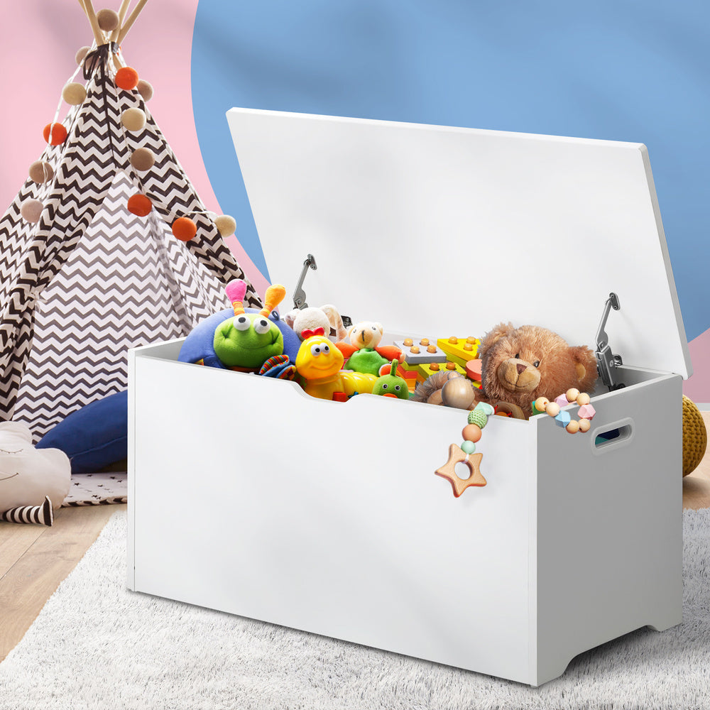 Wooden Kids Toy Storage Box Chest Container
