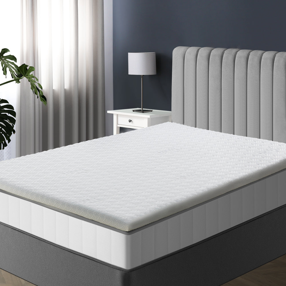 Memory Foam Mattress Topper Single Cool Gel 10 cm