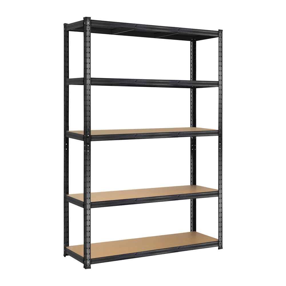 Metal Warehouse Storage Racks 1.8m Black