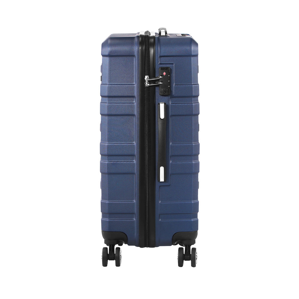 28 Inch Luggage Set TSA Lock Hard Case Navy Blue