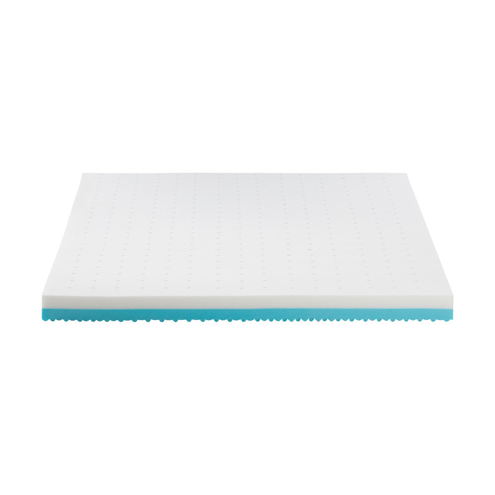 Memory Foam Mattress Topper Reversible Cool Gel Queen