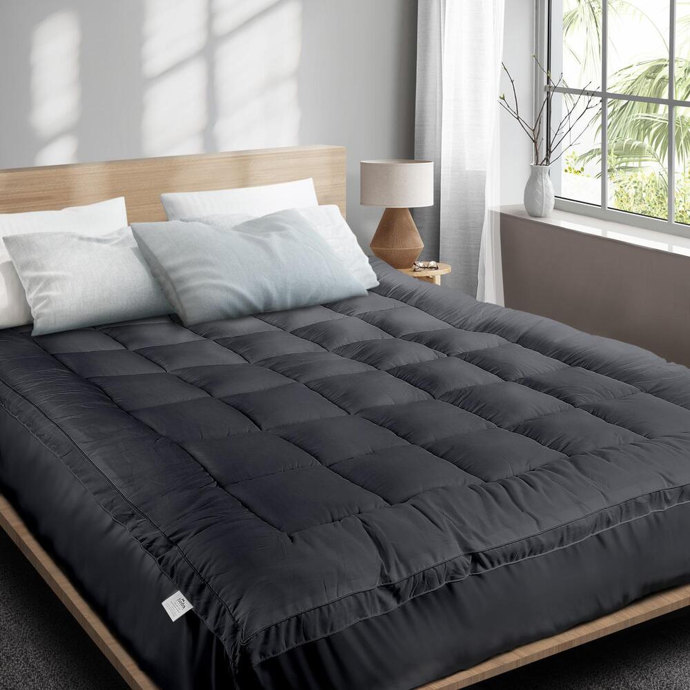 Double Mattress Topper Pillow Top Microfiber 1000GSM