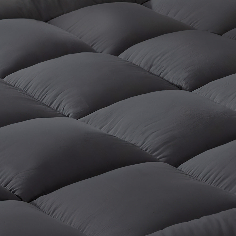Double Mattress Topper Pillow Top Microfiber 1000GSM