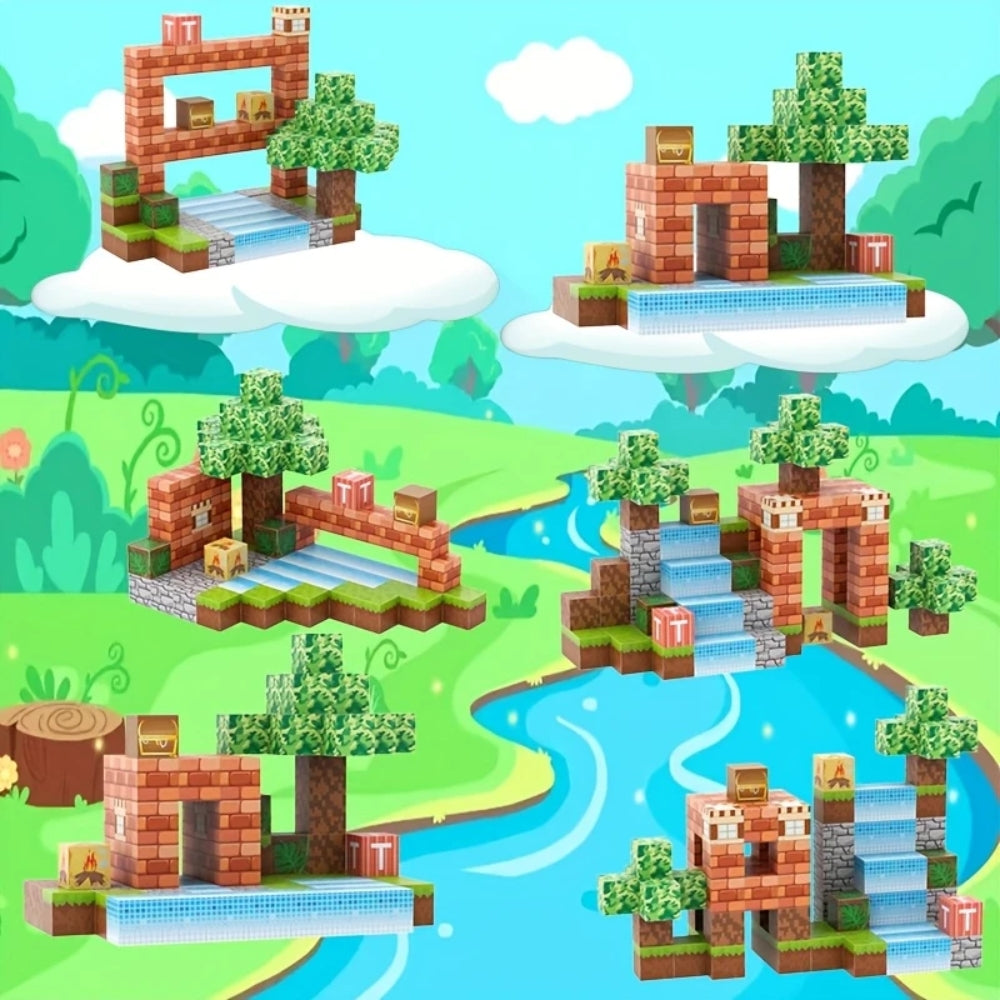 Build A Magnet World Edition Magnetic Cubes Construction