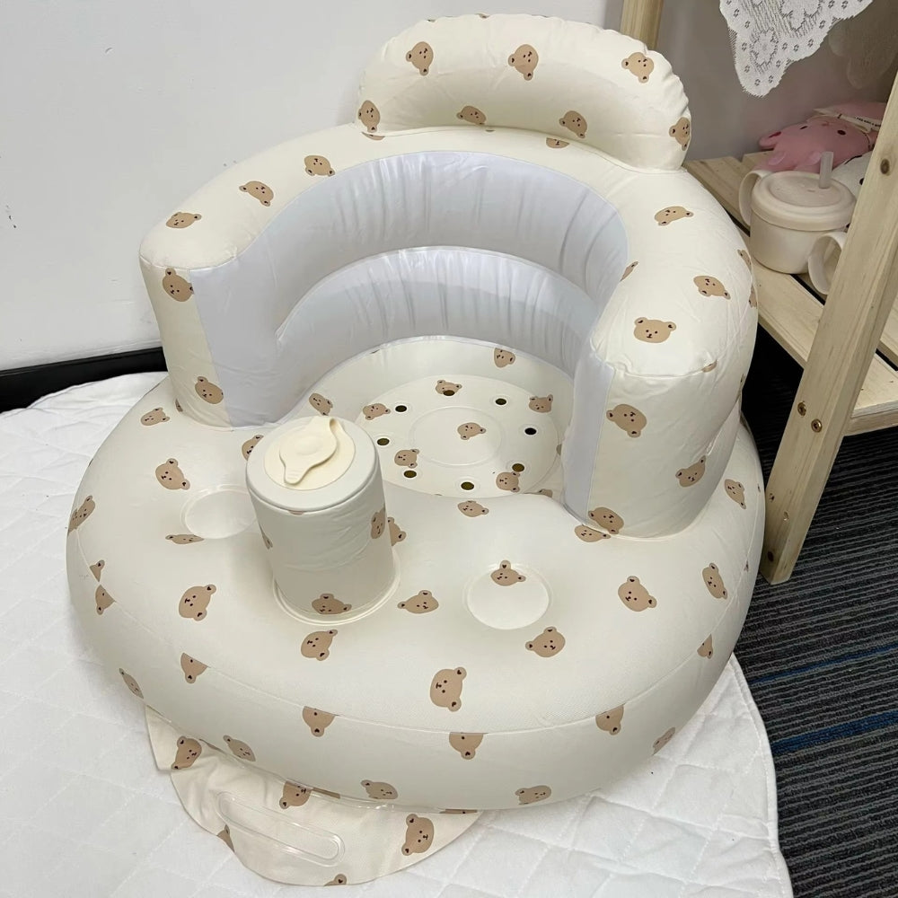 Baby Inflatable Sofa Seat Support Sitting Trainer