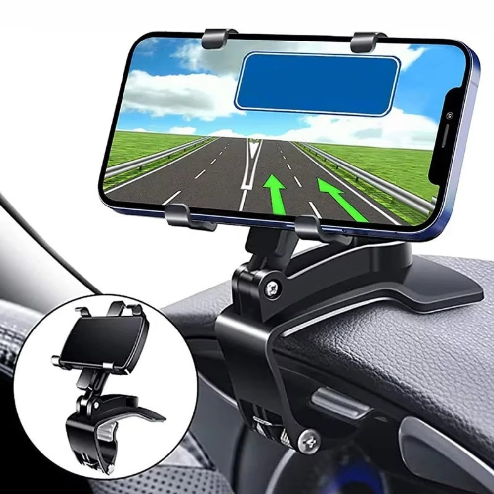 Universal Car Phone Holder with Easy Clip Mount