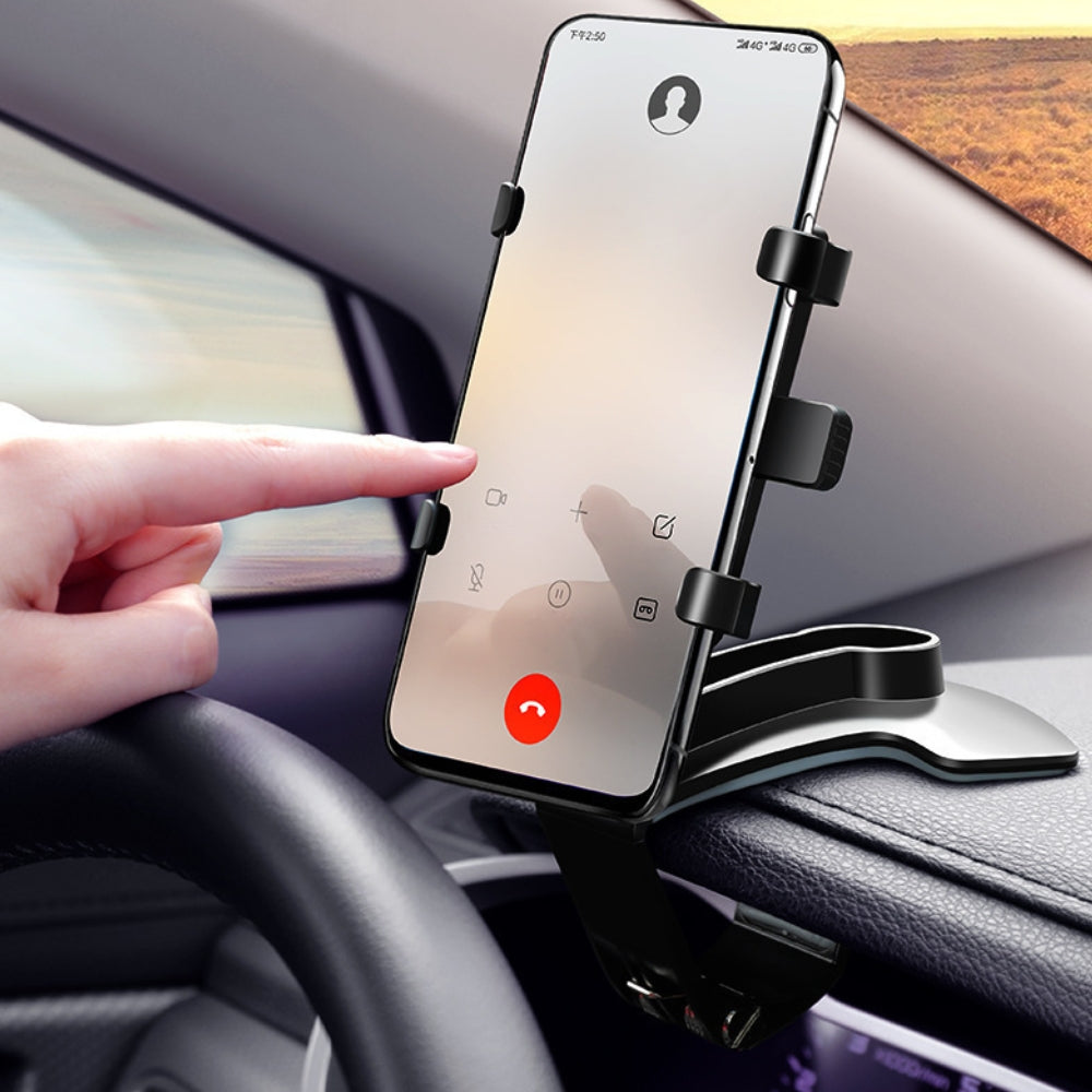 Universal Car Phone Holder with Easy Clip Mount