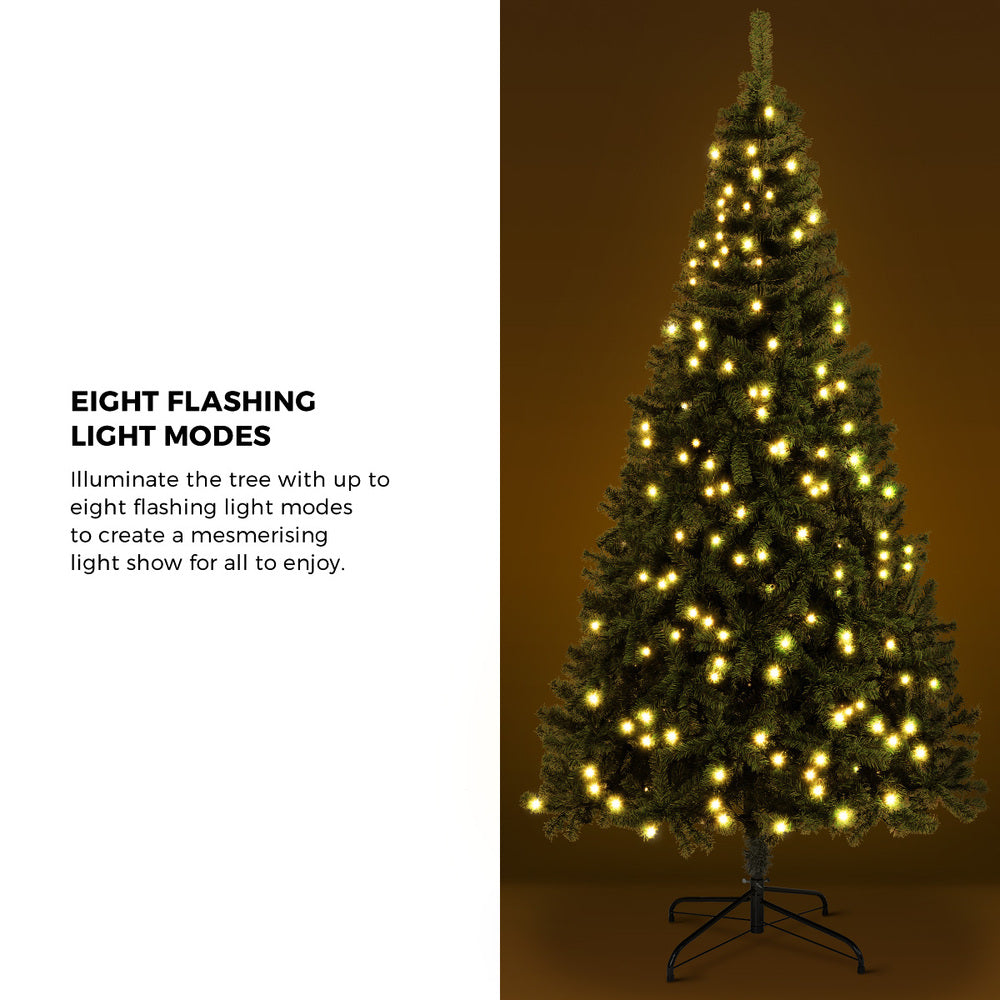 6FT Green Christmas Tree with LED Lights