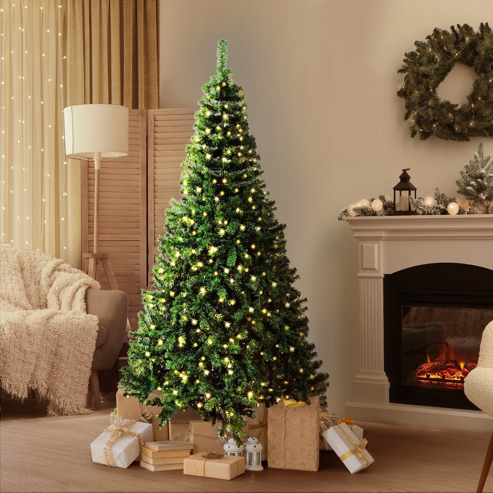 6FT Green Christmas Tree with LED Lights