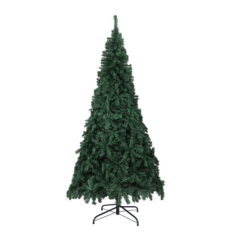 8FT Green Christmas Tree with LED Lights