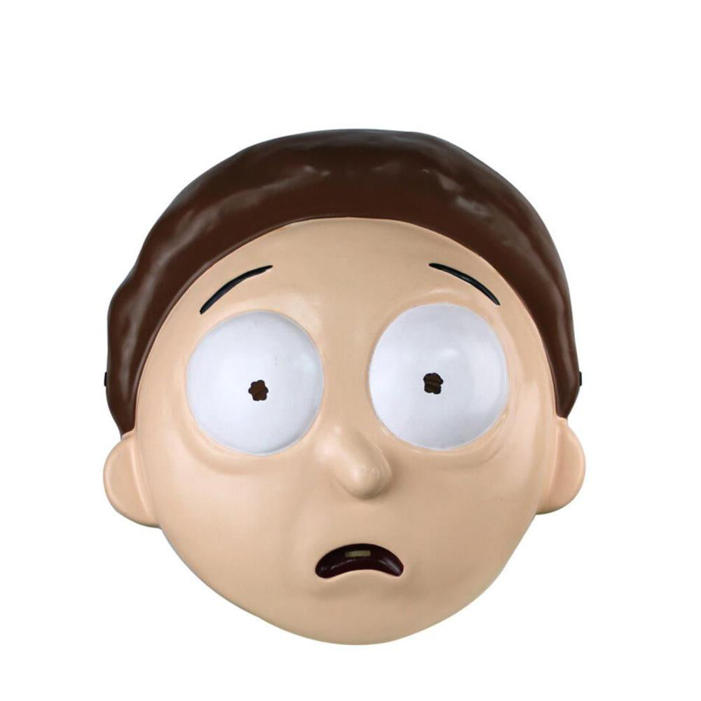 Morty Vacuform Mask Rick and Morty Half Face Costume Accessory