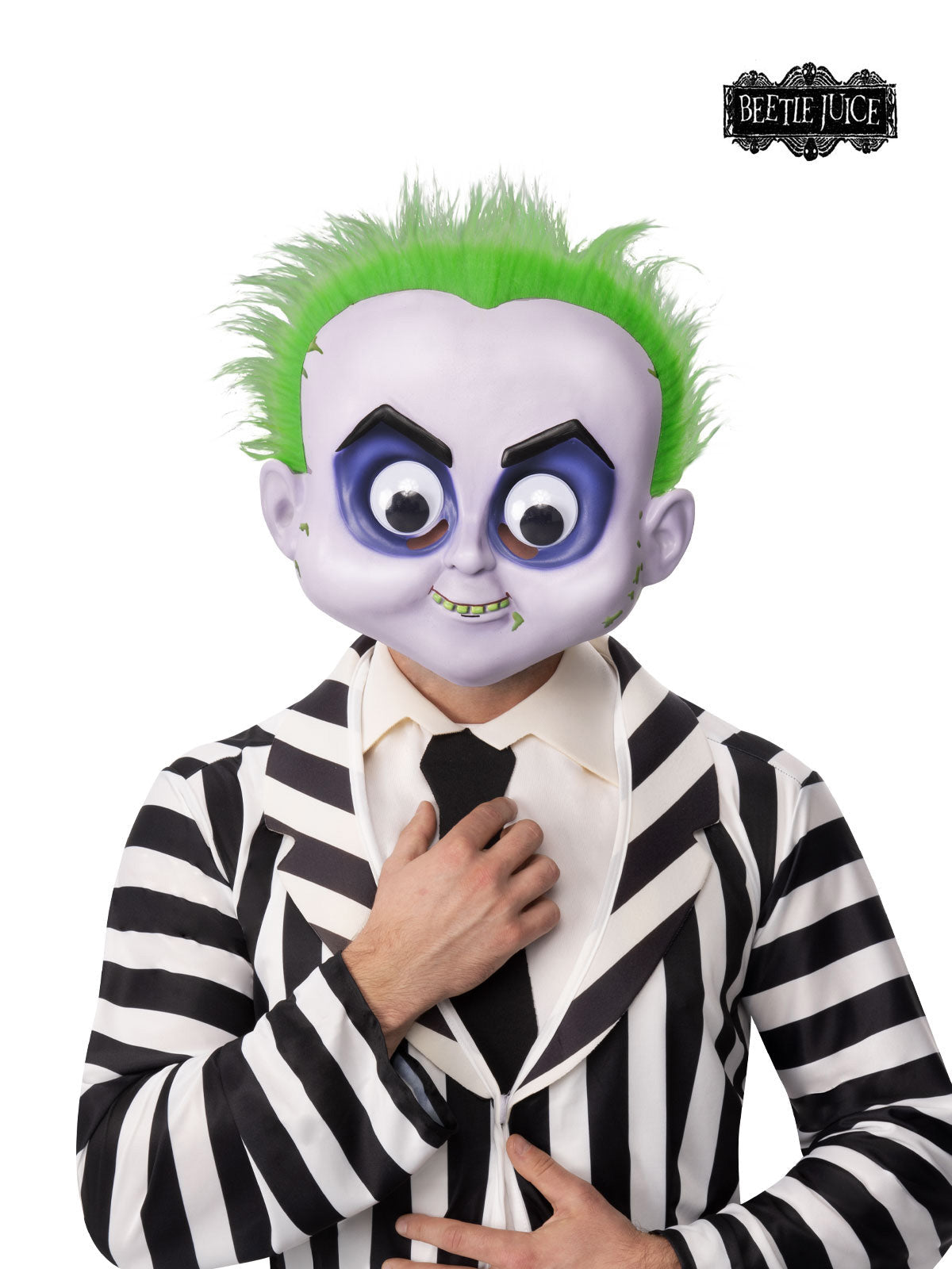 Beetlejuice Googly Eyes Mask