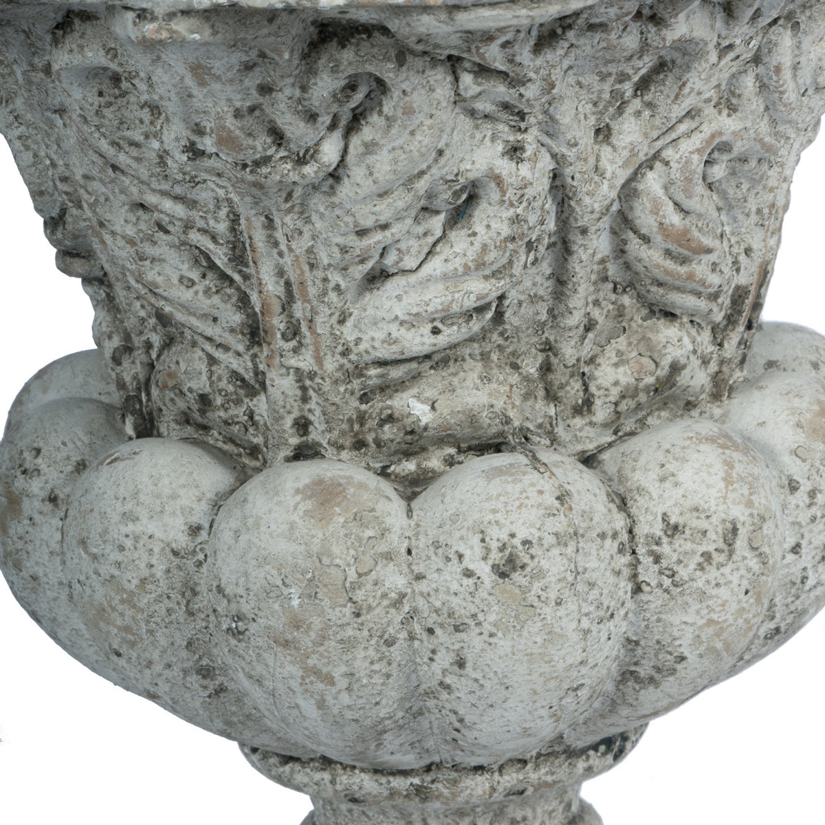 Danna Ornate Concrete Garden Urn Small Decorative Planter Antique Finish