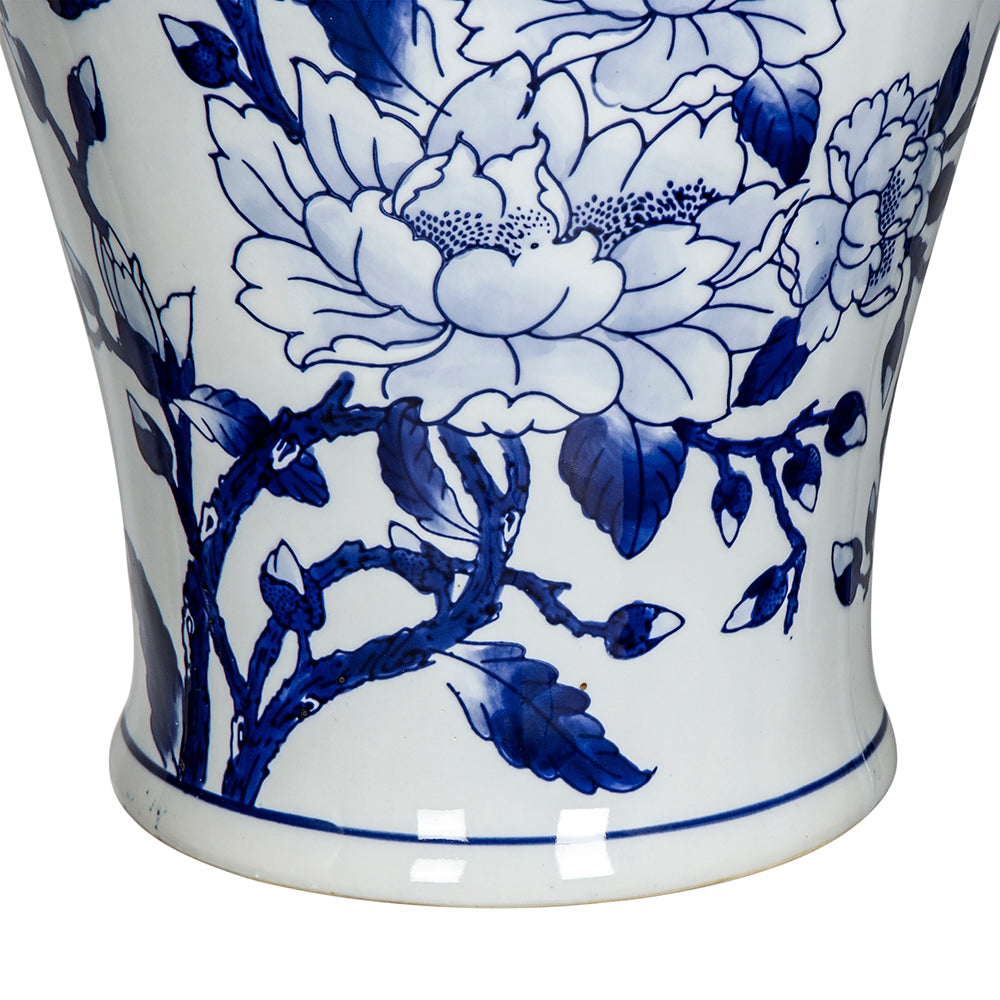 Magnolia Porcelain Ginger Jar 45.7cm Decorative Vase Ming Style