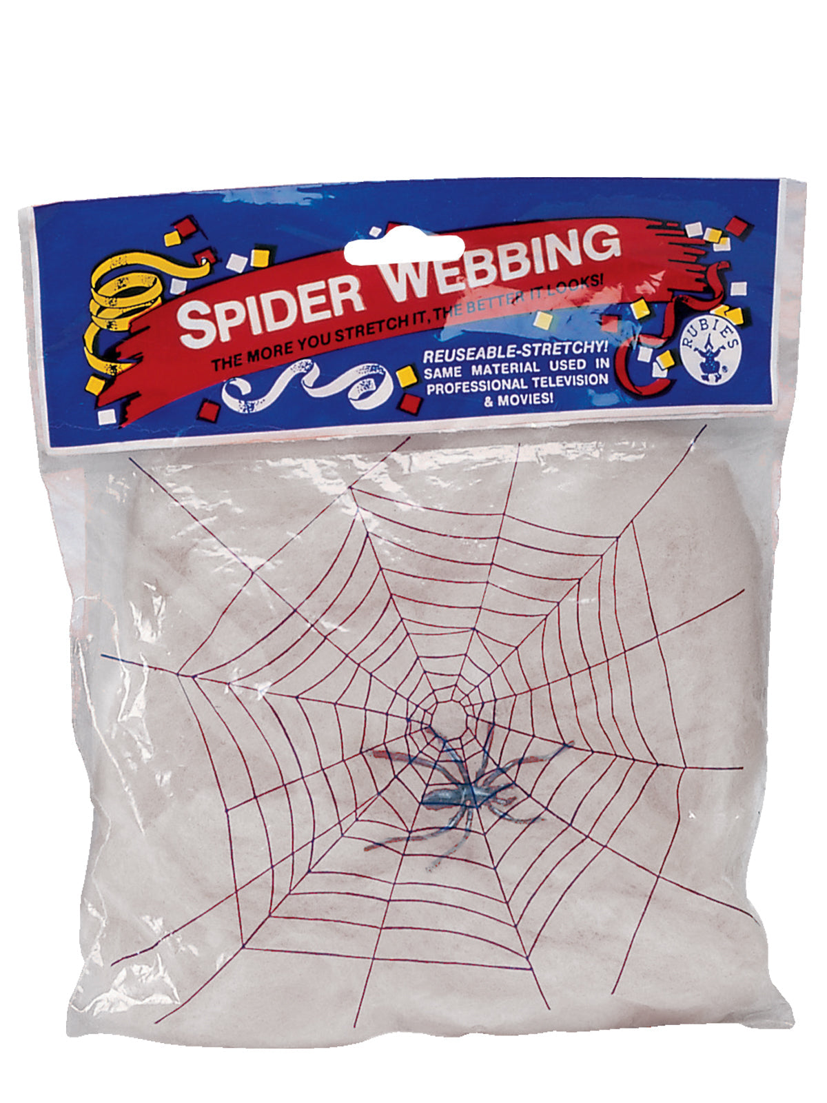 White Spider Webbing  With Spiders