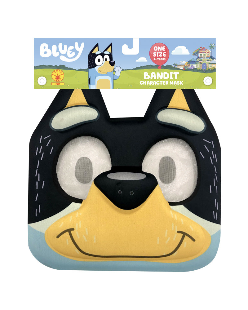 Bluey Bandit Eva Face Mask Osfm