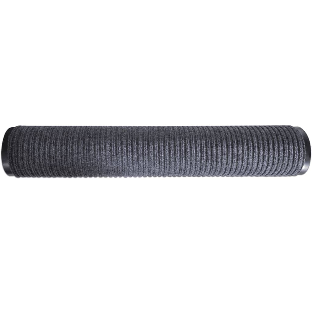 Door Mat Grey 90 x 60 cm PVC