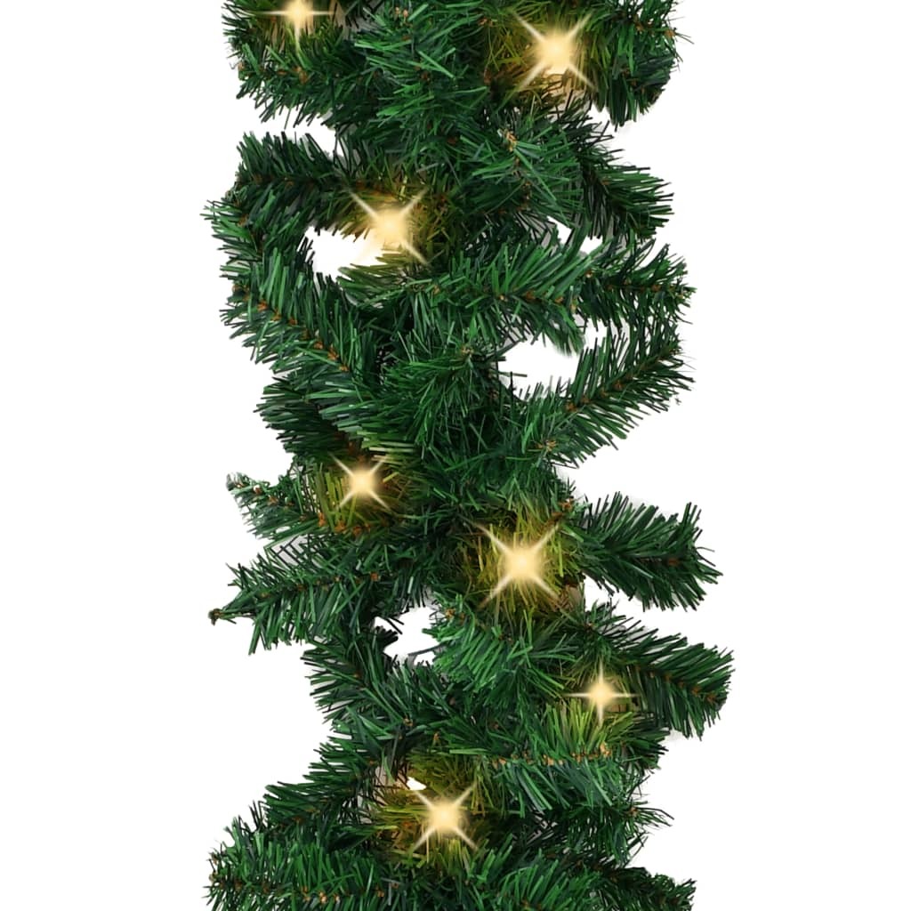 Christmas Garland with LED Lights 20 m