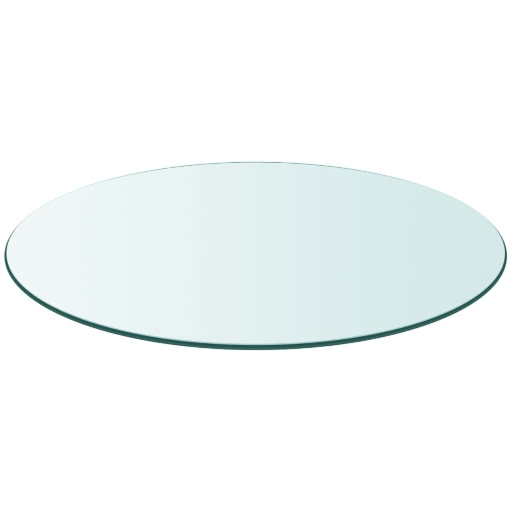 Table Top Tempered Glass Round 400 mm