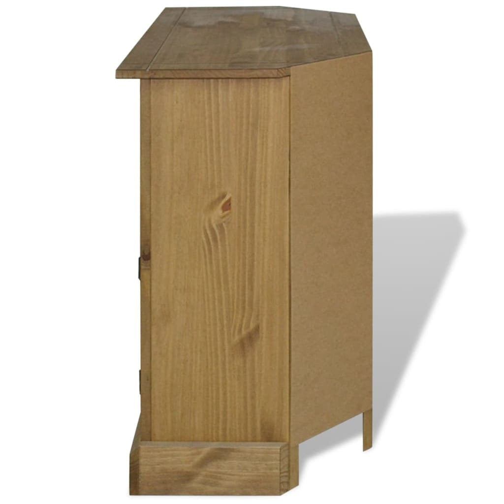 Corona Mexican Pine Console Table Solid Wood TV Cabinet Sideboard Rustic 80cm