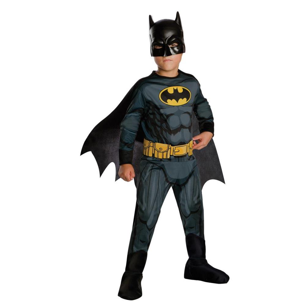 Batman Classic Costume for Kids Muscle Chest Superhero Outfit DC Comics